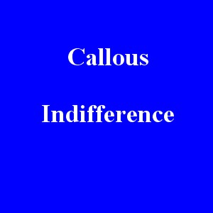 Czallous-Indifference