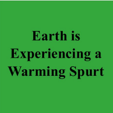 Earth Experiencing Warming Spurt