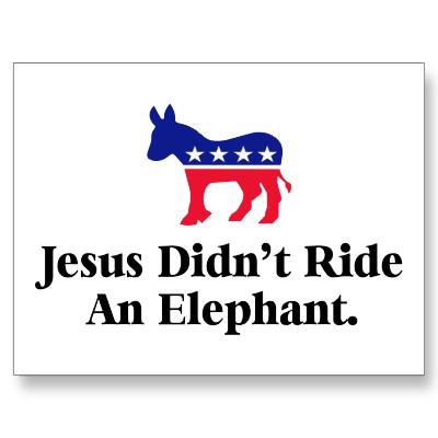 Jesus didnt ride an elephant