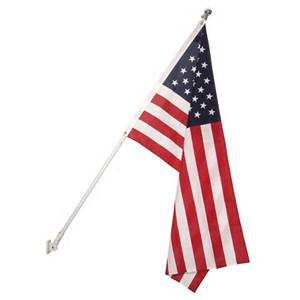 American Flag on Pole